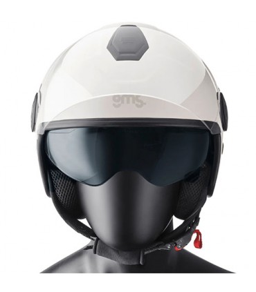 Casco jet GMS Gelato bianco