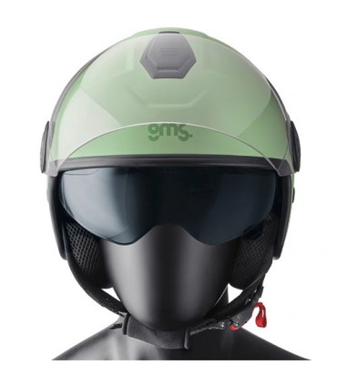 Casco jet GMS Gelato pistacchio opaco