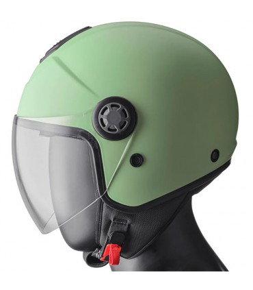 Casco jet GMS Gelato pistacchio opaco