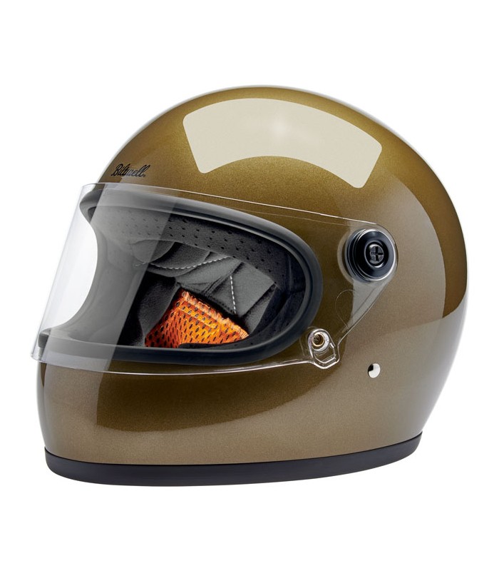 Casque Biltwell Gringo S Ugly Gold Metallic