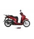 Mivv Mover Nero Inox Euro 5 Slip On Honda SH 350 (2022-24)