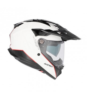 Casco Acerbis Attack bianco nero