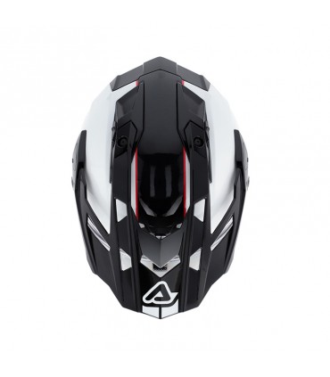 Casco Acerbis Attack bianco nero