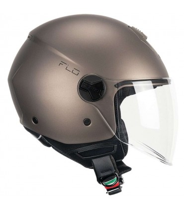Casque Jet Cgm 167A Florence marron matt
