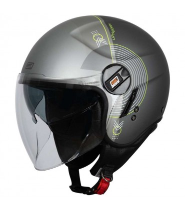 Jet Origine Alpha Upndown grey matt helmet