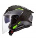 Helm jet LS2 OF618 Verso 2 Air schwarz gelb matt