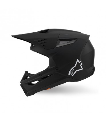 Casque cross Alpinestars SM3 Solid noir matt