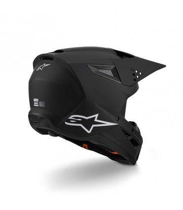 Helm cross Alpinestars SM3 Solid schwarz matt