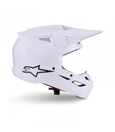 Helm cross Alpinestars SM3 Solid weiss