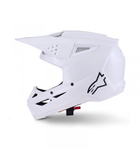 Casco cross Alpinestars SM3 Solid bianco
