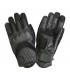 Gants en cuir By City Cafè 3 noir