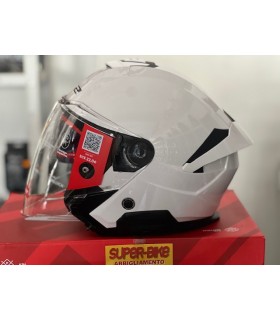 Casque jet LS2 OF618 Verso 2 blanc