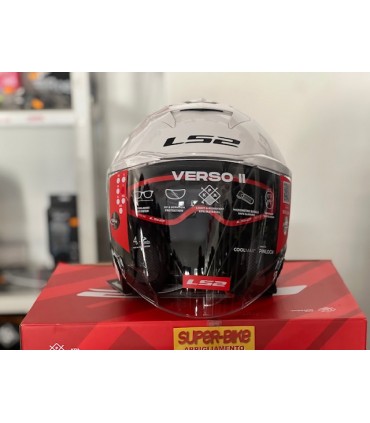 Jet LS2 OF618 Verso 2 white
