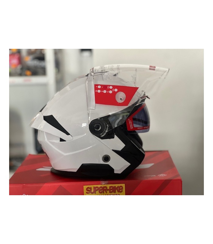 Casco jet LS2 OF618 Verso 2 bianco