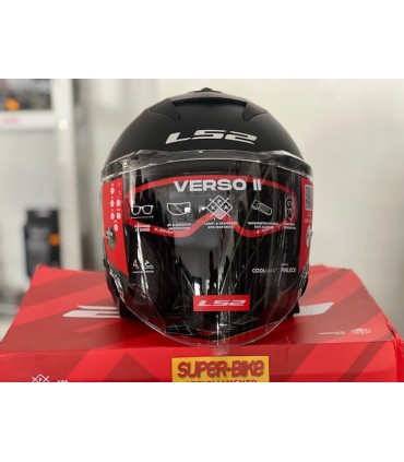 Jet LS2 OF618 Verso 2 black matt
