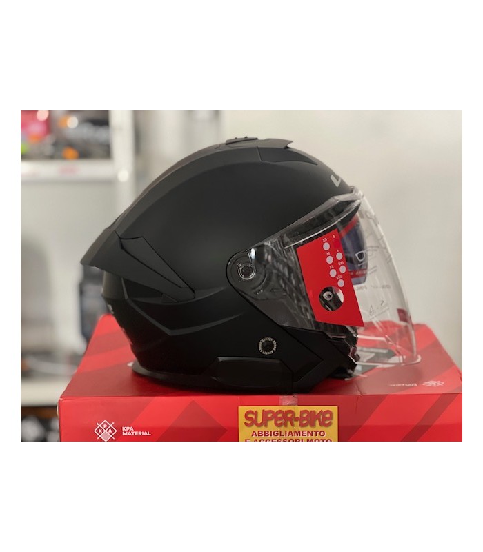 Jet LS2 OF618 Verso 2 black matt