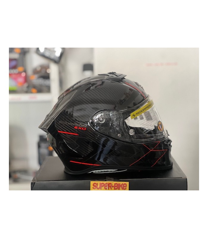 Scorpion Exo R1 Evo Carbon Air Cynergy rot