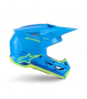 Casque cross Alpinestars SM3 Force cyan