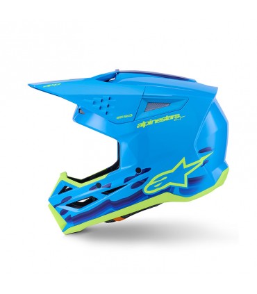 Alpinestars SM3 Force cyan helmet