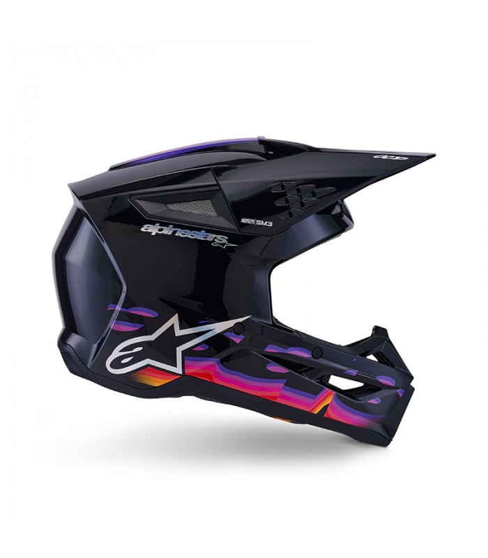 Casco cross Alpinestars SM3 Force nero