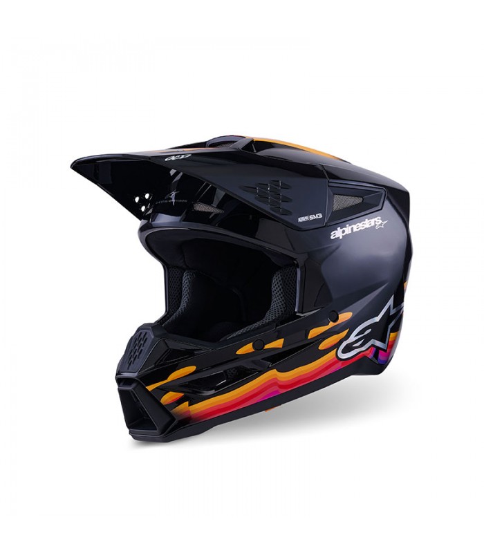 Casque cross Alpinestars SM3 Force noir