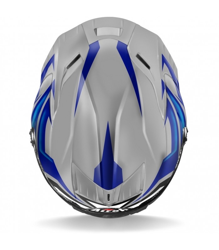 Airoh Gp 550 S Wander gray blue helmet