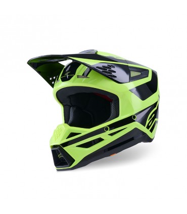 Casque cross Alpinestars SM3 Heat jaune