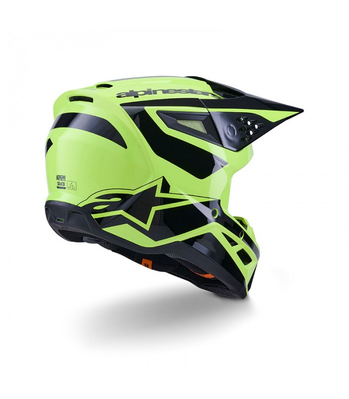 Alpinestars SM3 Heat yellow helmet