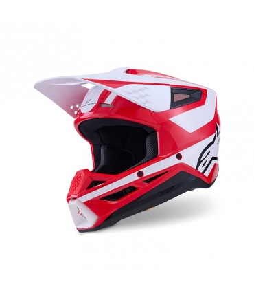 Casque cross Alpinestars SM3 Heat rouge