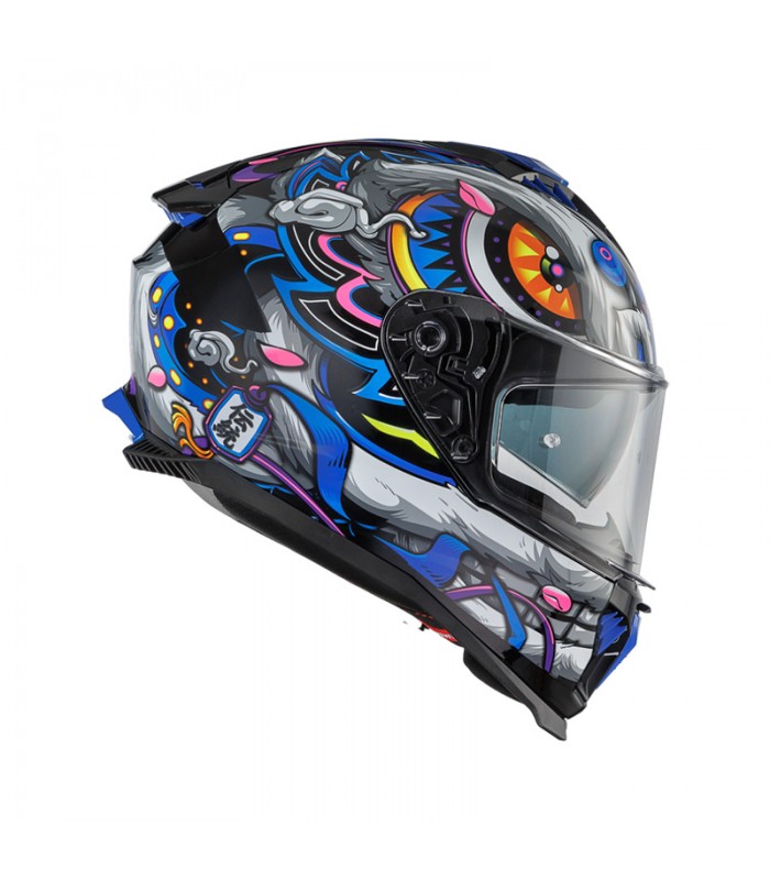 Premier Typhoon LY 18 blue helmet