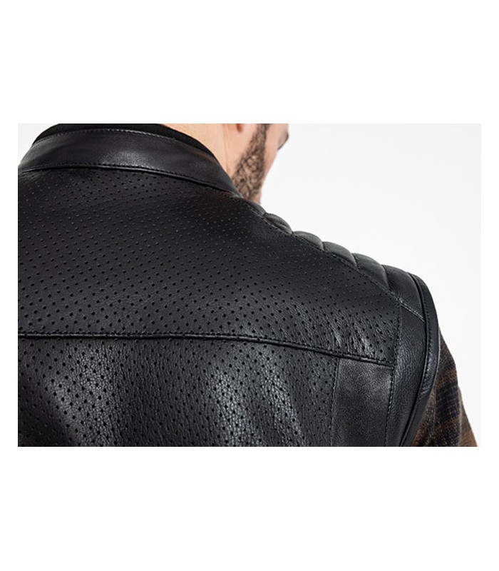 John Doe Storm Leather Vest Black