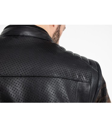 John Doe Storm Leather Vest Black