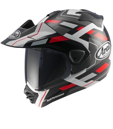 Arai Tour-X5 Match red helmet