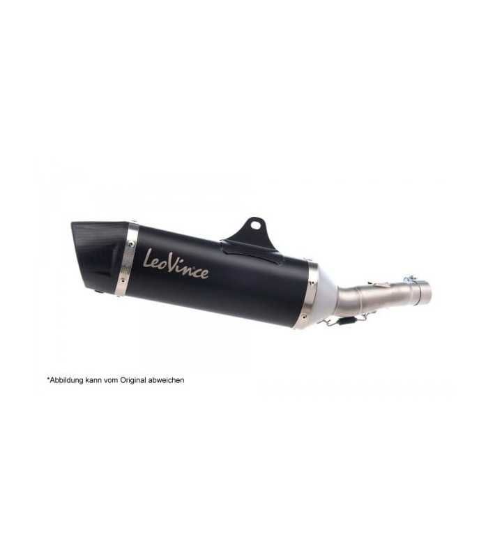 LEOVINCE Honda Forza (2021-25) Inox Black CH - Slip-On - Endcap Carbon (2017-20)