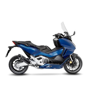 LEOVINCE Honda Forza (2021-25) Inox Black CH - Slip-On - Endkappe Carbon (2107-20)