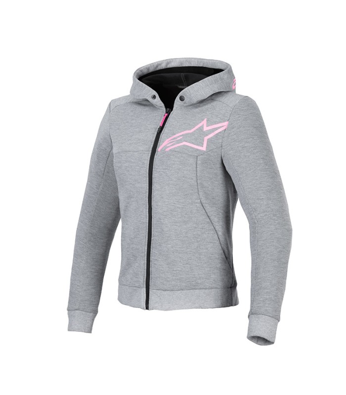 Hoodie Alpinestars Stella Chrome V2 Sport grau