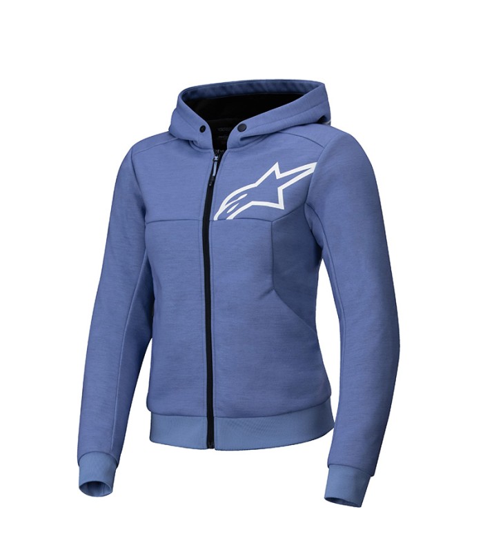 Hoodie Alpinestars Stella Chrome V2 Sport blau