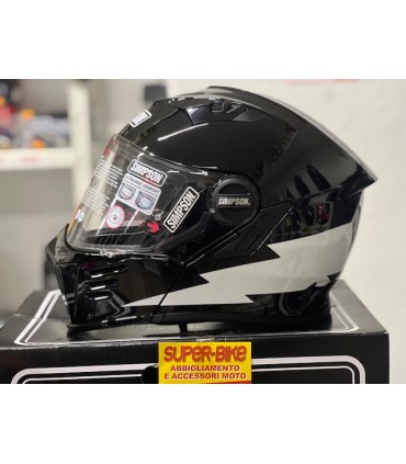 Simpson Darksome Hellfire flip up helmet