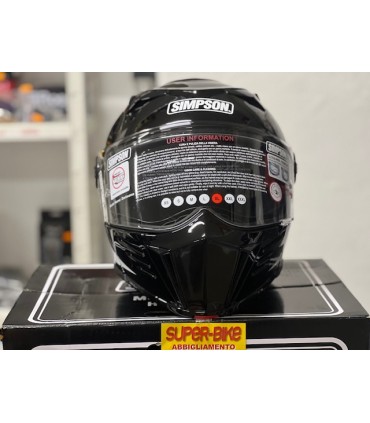 Simpson Darksome Hellfire flip up helmet
