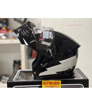 Simpson Darksome Hellfire flip up helmet