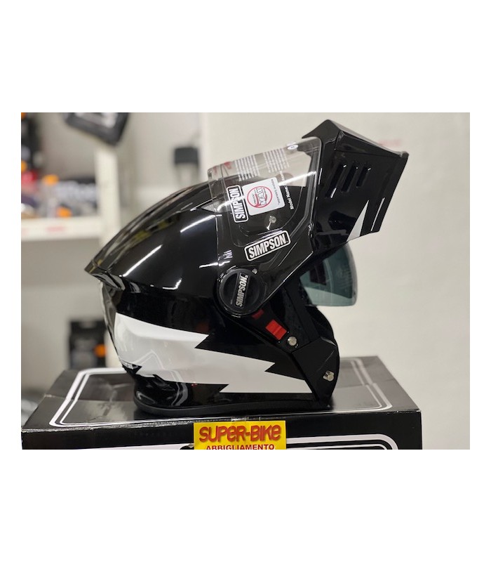 Simpson Darksome Hellfire flip up helmet