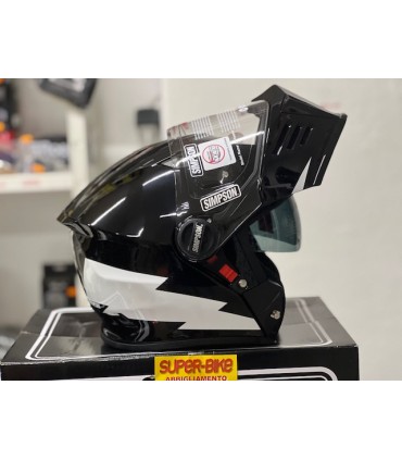 Simpson Darksome Hellfire flip up helmet
