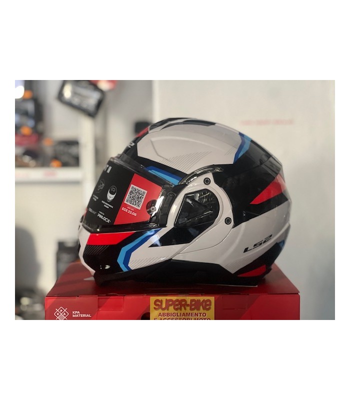 Casque LS2 FF910 Advant 2 Triple bleu rouge