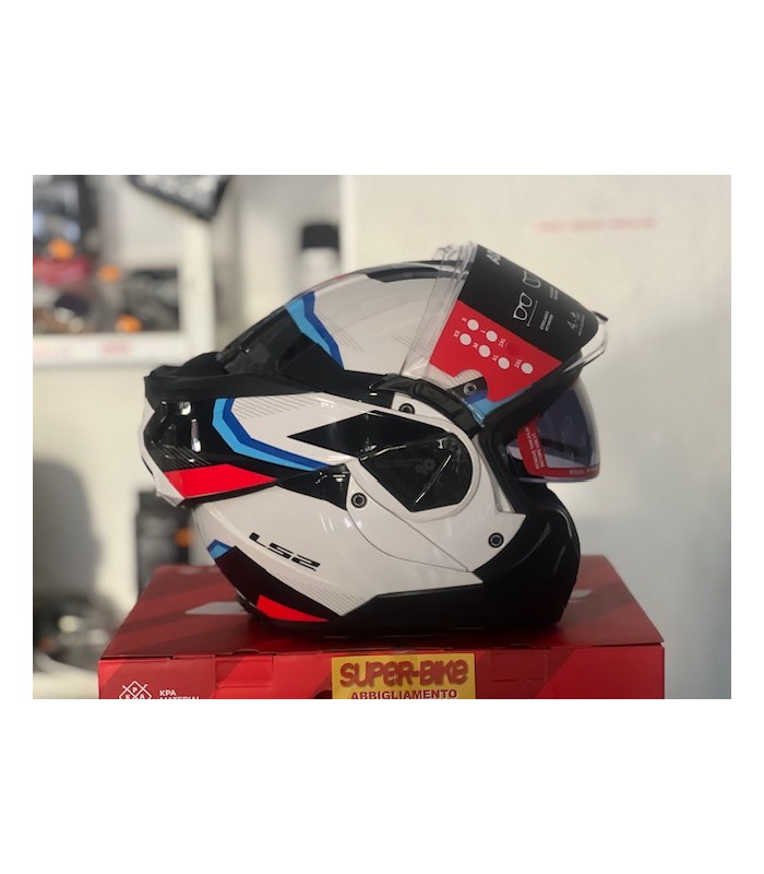 Casque LS2 FF910 Advant 2 Triple bleu rouge