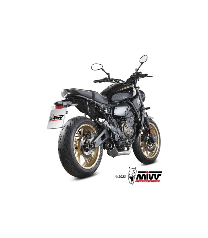 Ligne complète Mivv HR-1 Yamaha XSR 700 (2021-24) hiomologué
