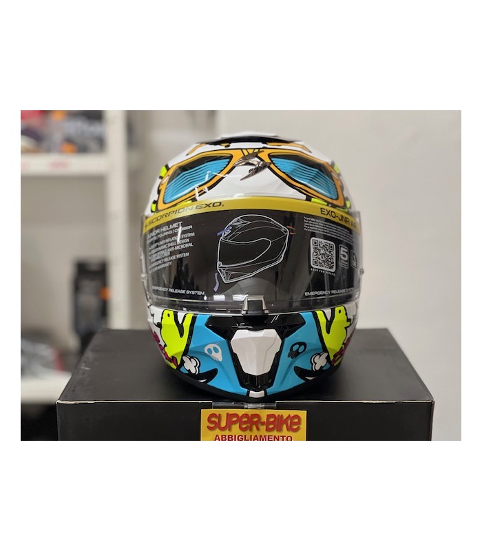 Scorpion Exo-Jnr Air Fun white kid helmet