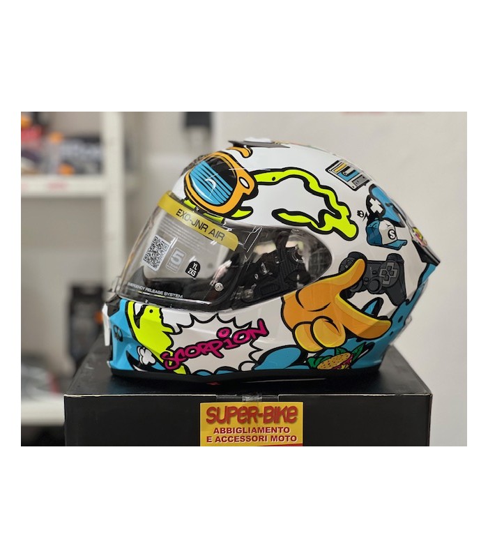 Scorpion Exo-Jnr Air Fun white kid helmet
