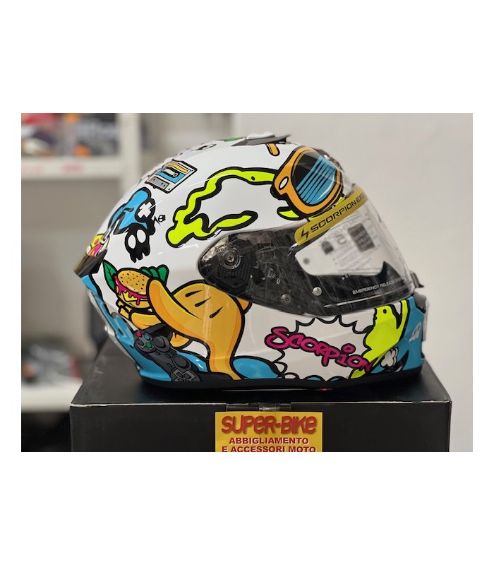 Scorpion Exo-Jnr Air Fun white kid helmet