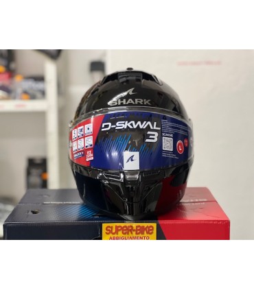 Integralhelm Shark D-Skwal 3 Blank schwarz