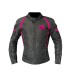 Giacca donna moto Berik Nylon nero rosa